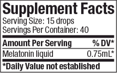 Melatonin 1 fl oz Curated Wellness