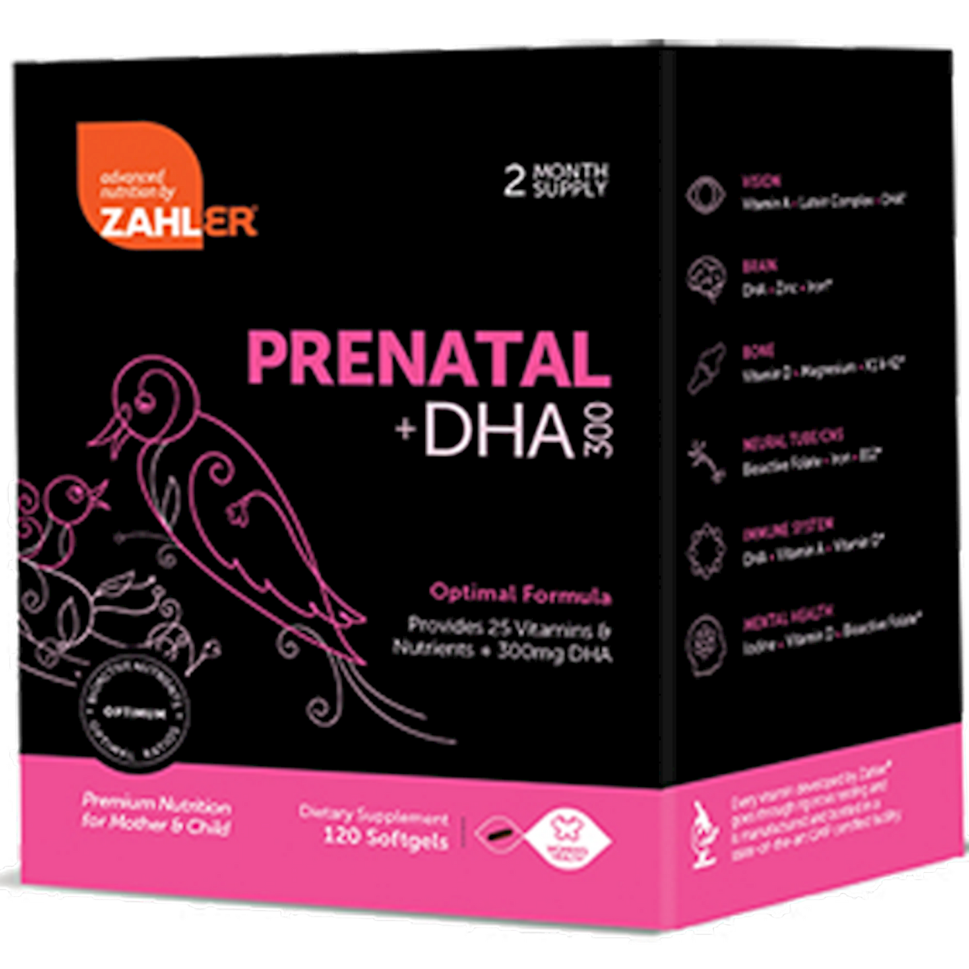 Prenatal +DHA Optimal  Curated Wellness