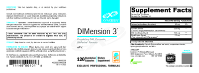 DIMension 3 120 Capsules Curated Wellness