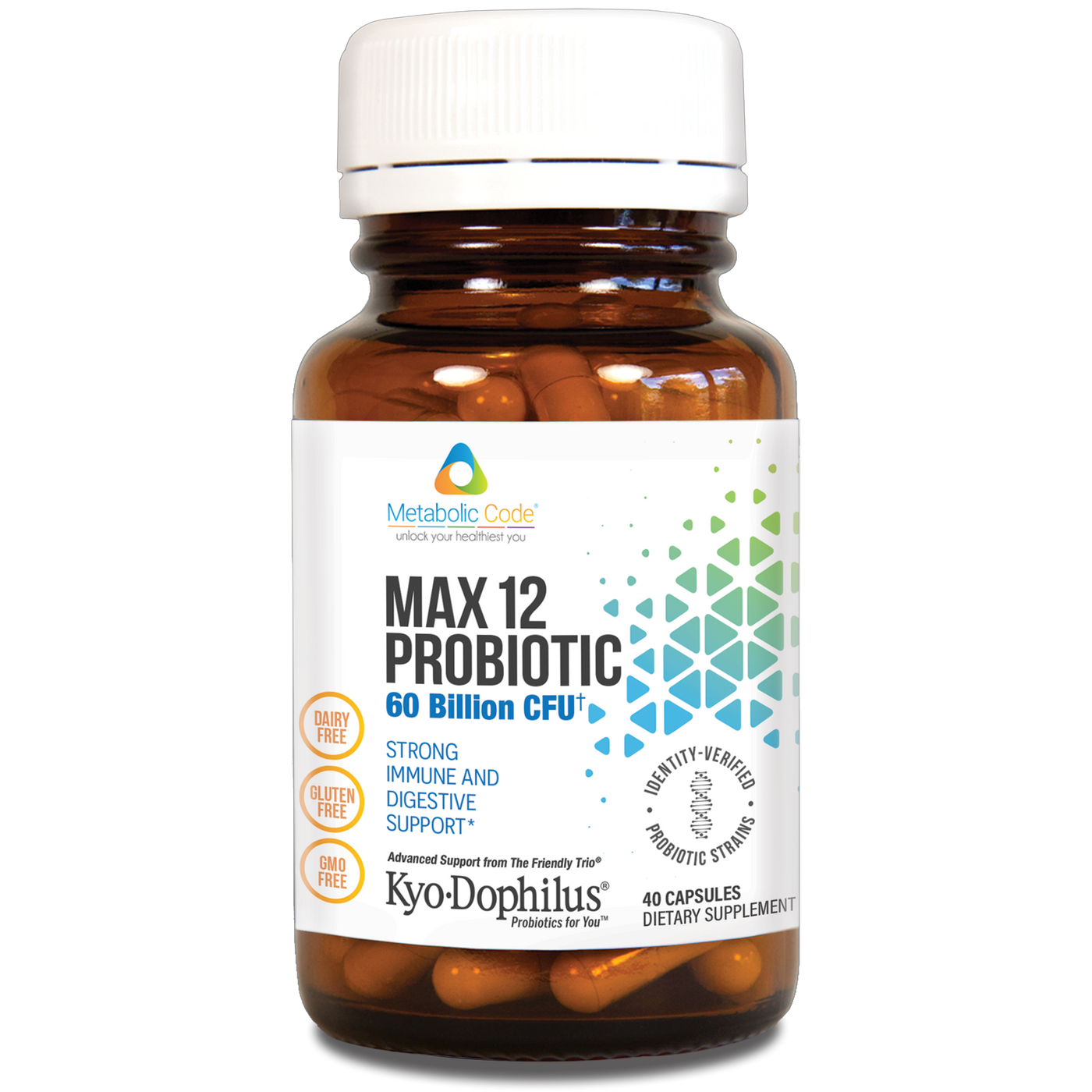 Metabolic Code MAX 12 Probiotic  Curated Wellness