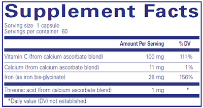 OptiFerin-C 60 vcaps Curated Wellness