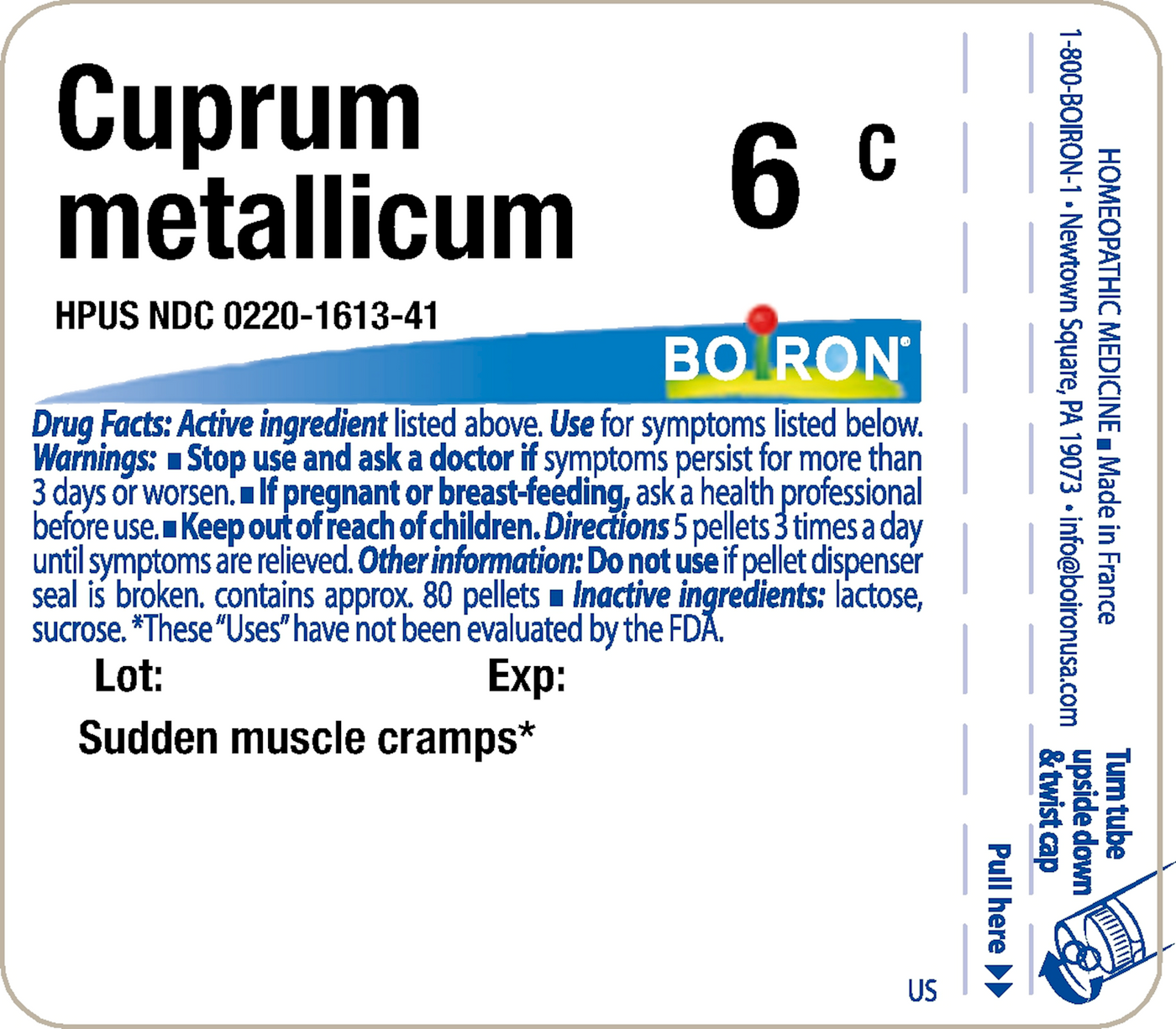 Cuprum metallicum 6C 80 plts Curated Wellness