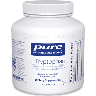 L-Tryptophan 180 vcaps Curated Wellness