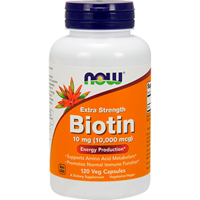 Biotin Extra Strength 10 mg 120 vcaps Curated Wellness