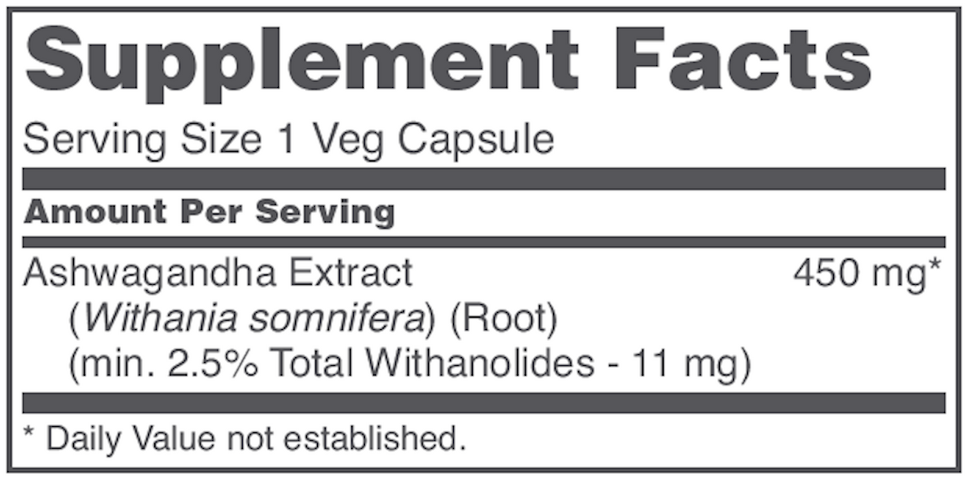 Ashwaganda Extract 450 mg  Curated Wellness