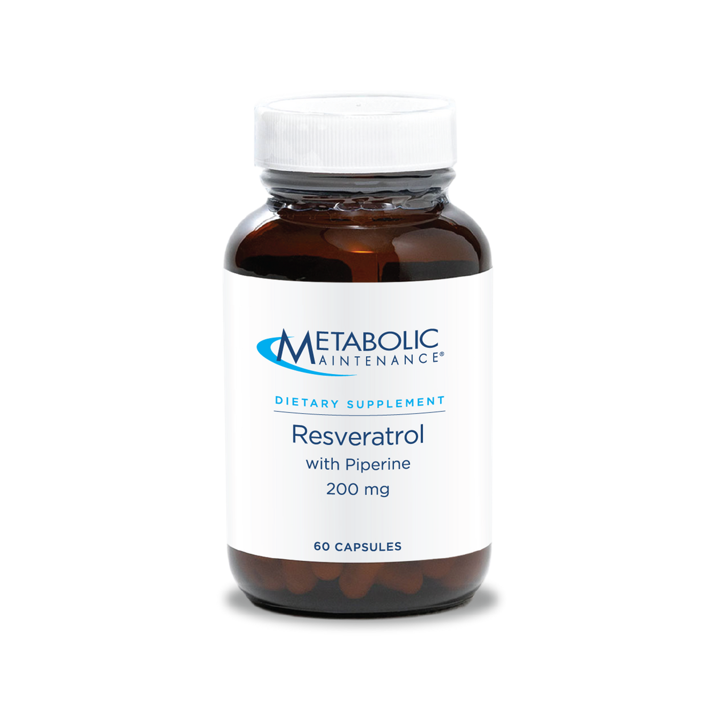 Resveratrol w/Piperine 60caps Curated Wellness