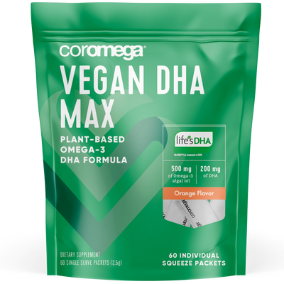 Coromega Vegan DHA 60 packets Curated Wellness