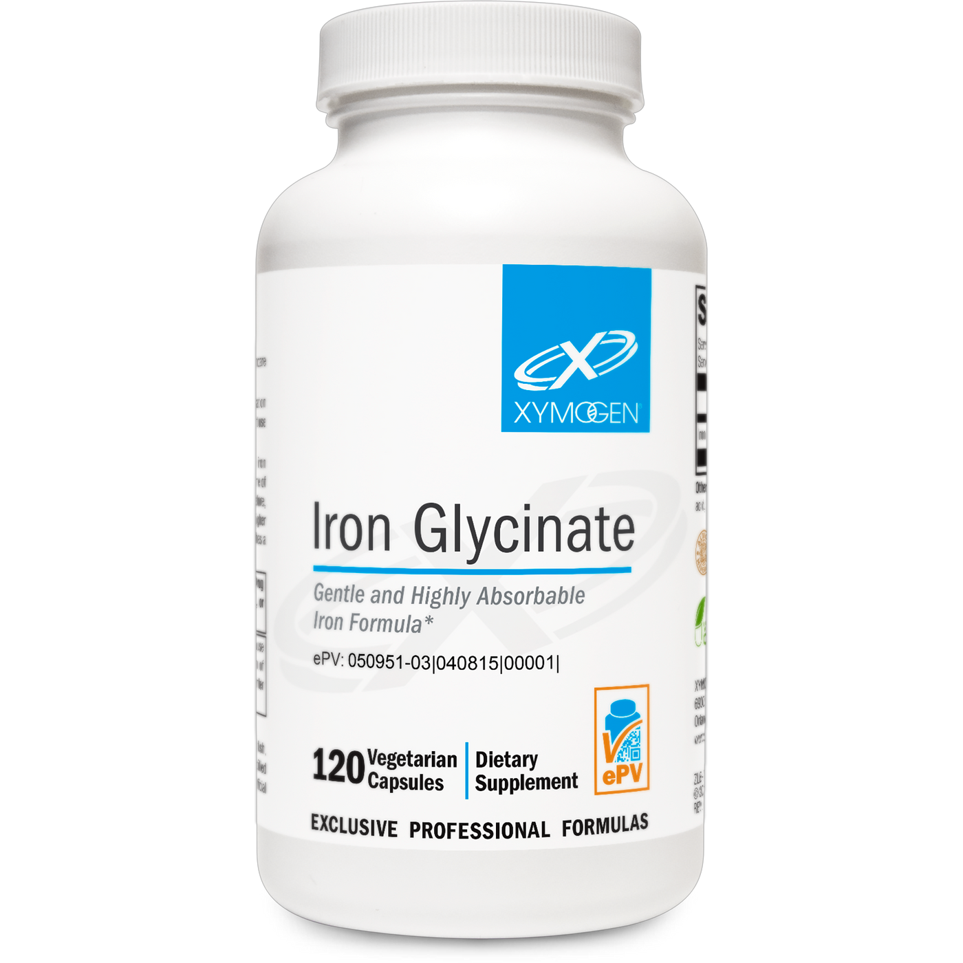 Iron Glycinate 120 Capsules Curated Wellness