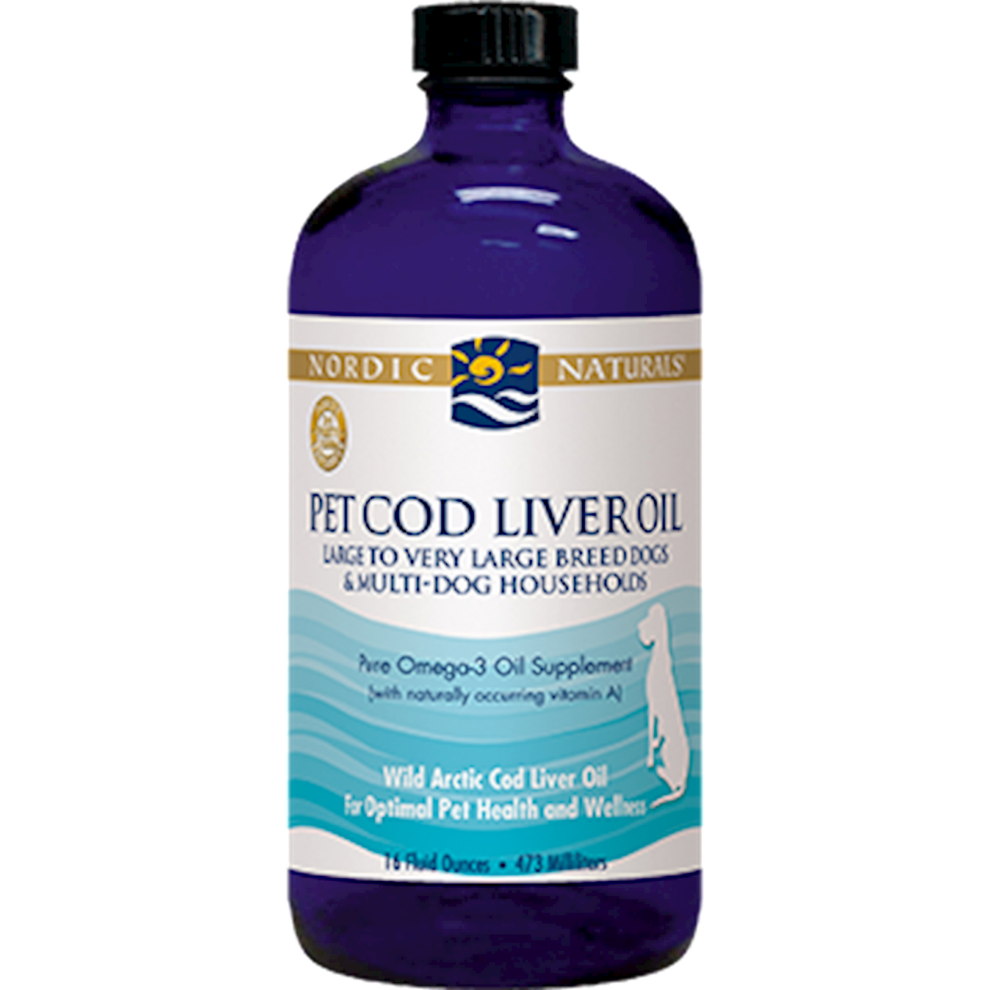 Pet Cod Liver Oil 16 fl oz Curated Wellness