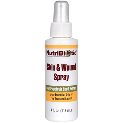 Skin & Wound Spray with GSE 4 fl oz Curated Wellness