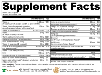 ActivNutrients without Iron 240c Curated Wellness