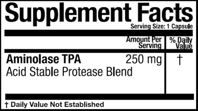 Aminolase TPA 90 caps Curated Wellness