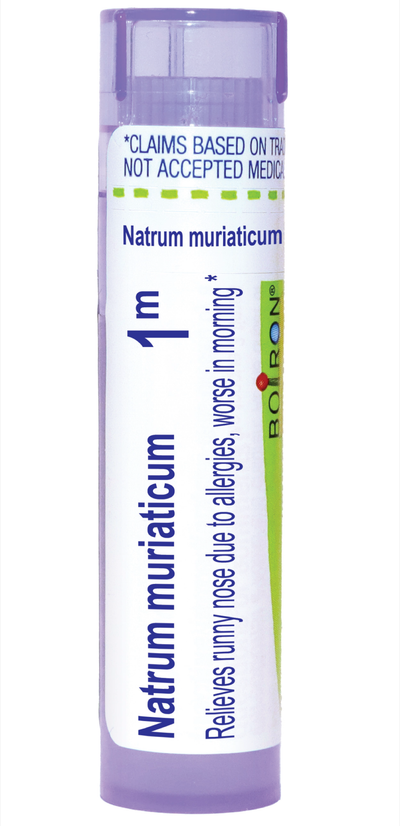 Natrum muriaticum 1M 80 plts Curated Wellness