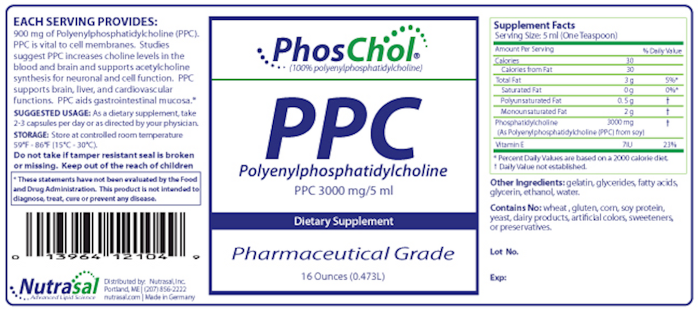 PhosChol PPC 3000 mg  Curated Wellness