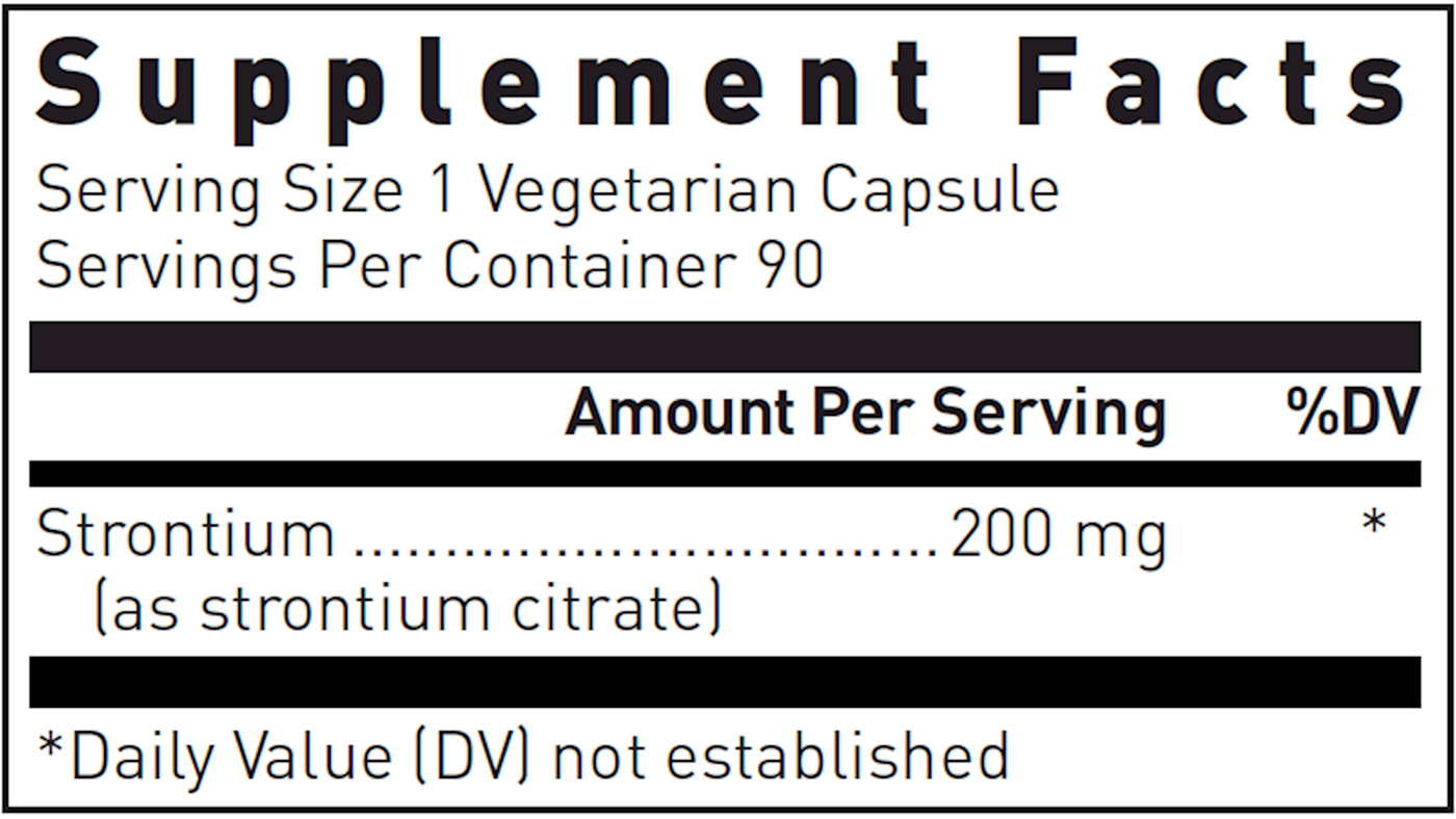 Strontium 90 vcaps Curated Wellness