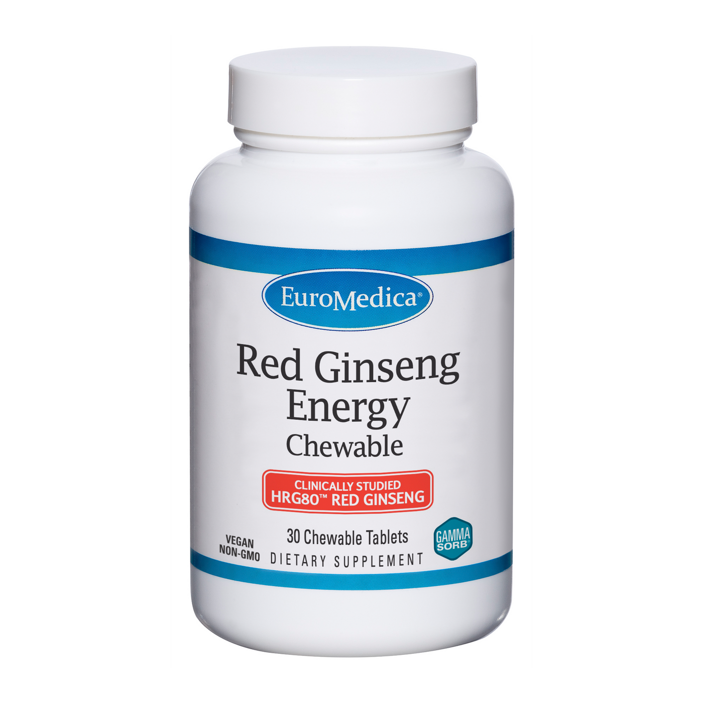 Red Ginseng Chewable 30 chew tabs Curated Wellness