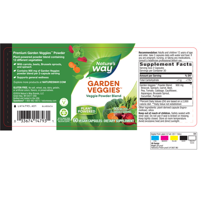 Garden Veggies 60 vcaps Curated Wellness