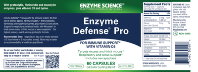 Enzyme Defense Pro 60 Capsules Curated Wellness