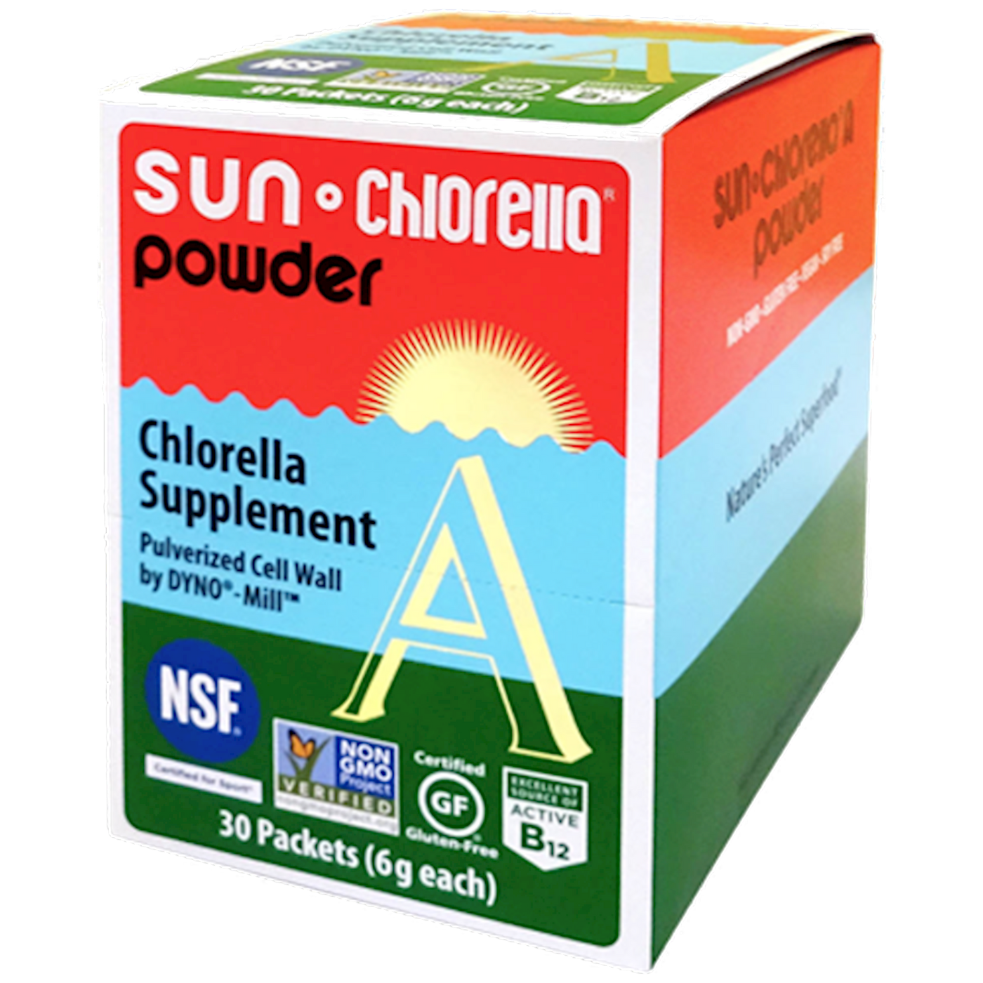 Sun Chlorella Powder 30 packets Curated Wellness