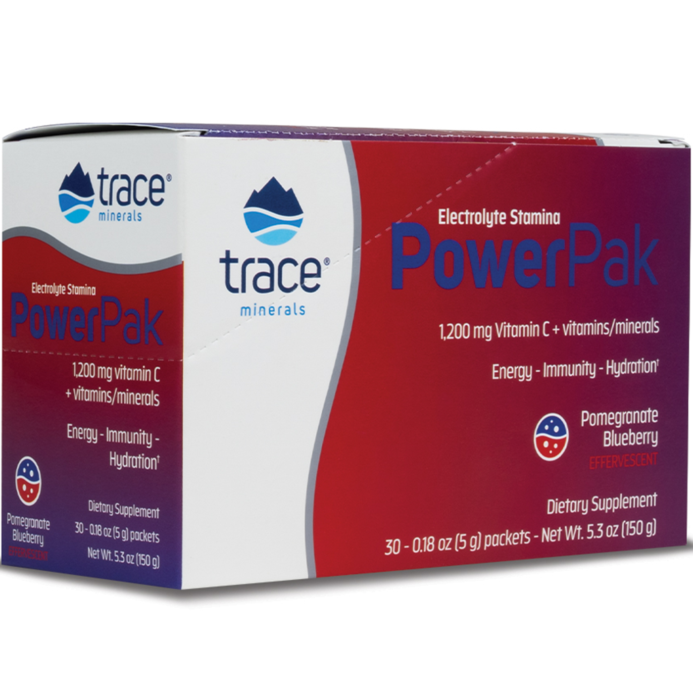 Power Pak Pom-Blueberry 30 packets Curated Wellness