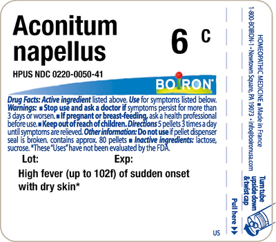Aconitum napellus 6C 80 plts Curated Wellness