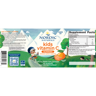 Kids Vitamin C Gummies 60ct Curated Wellness