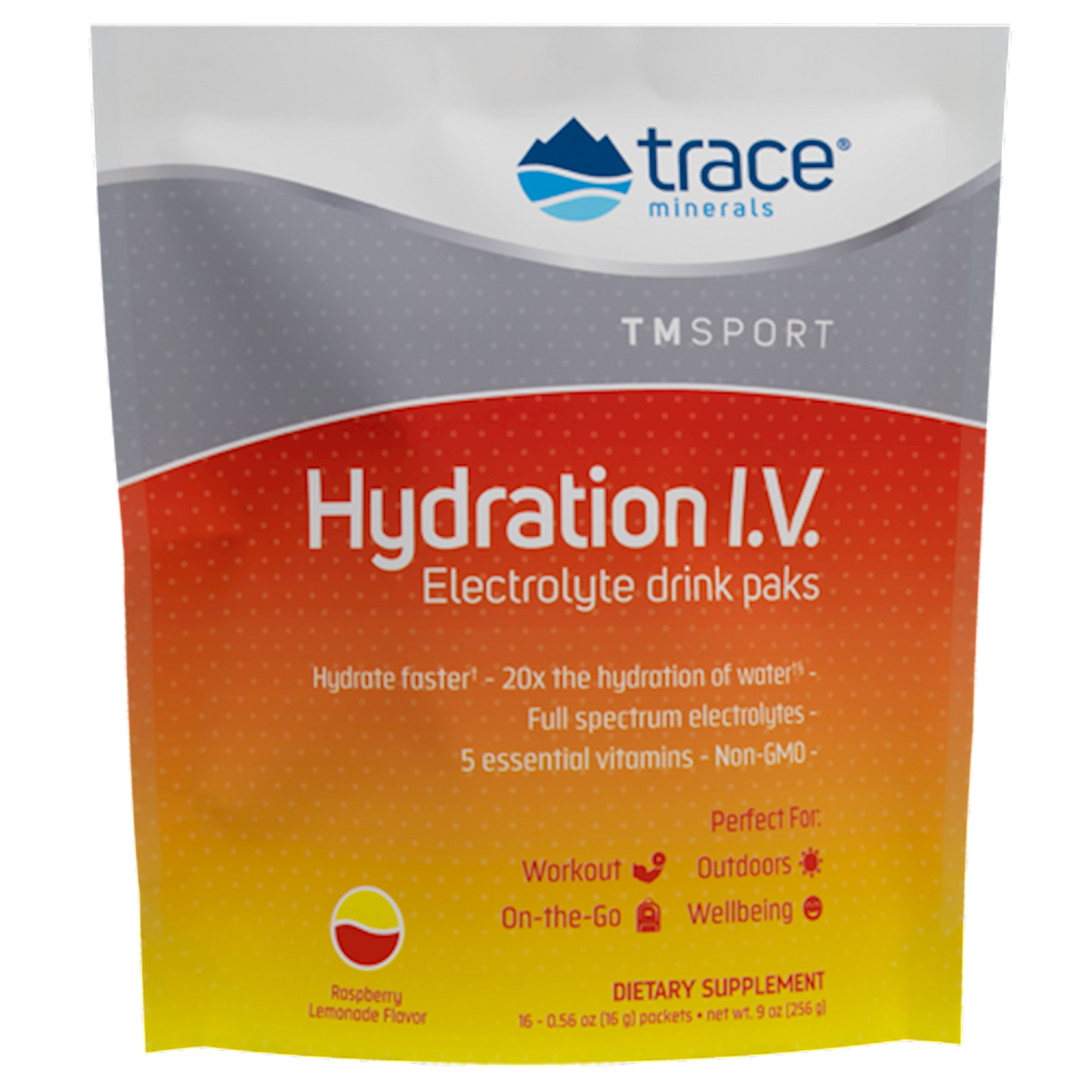 Hydration I.V. Elect Drink 16 pckts Curated Wellness