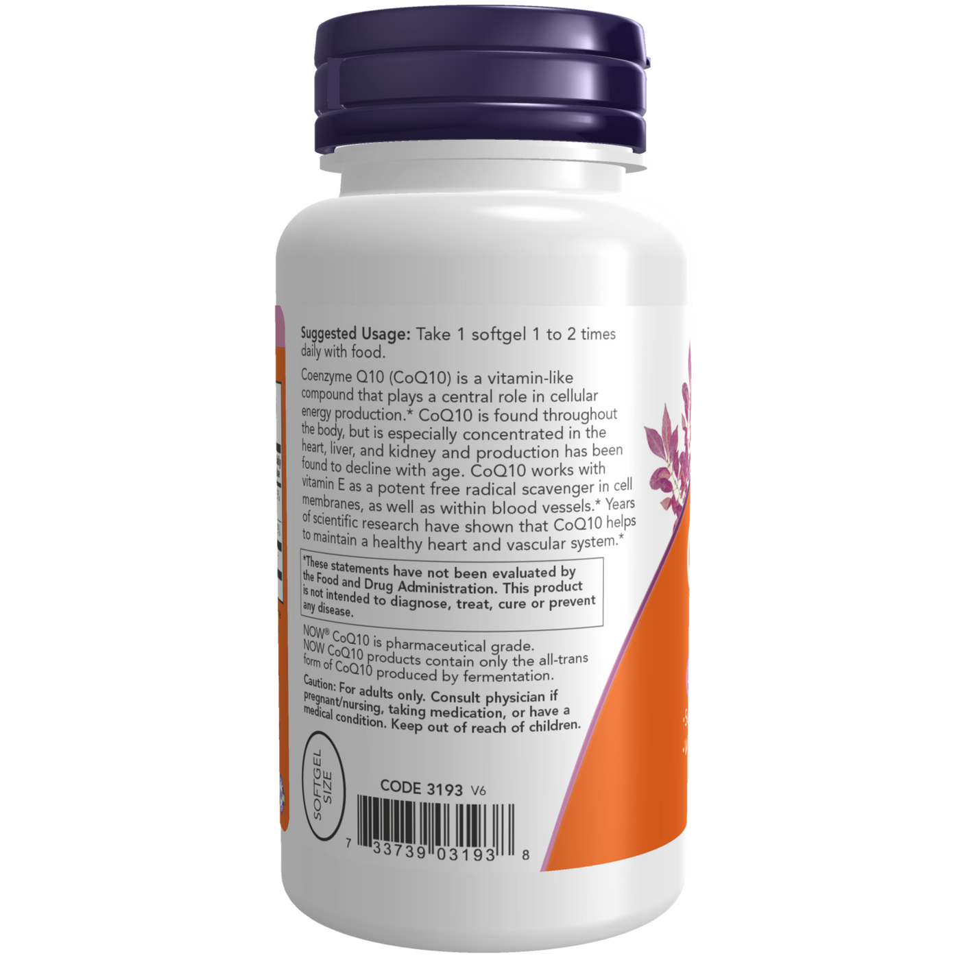 CoQ10 50 mg  Curated Wellness