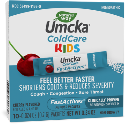 Umcka Coldcare Kids Cherry 10 pkts Curated Wellness