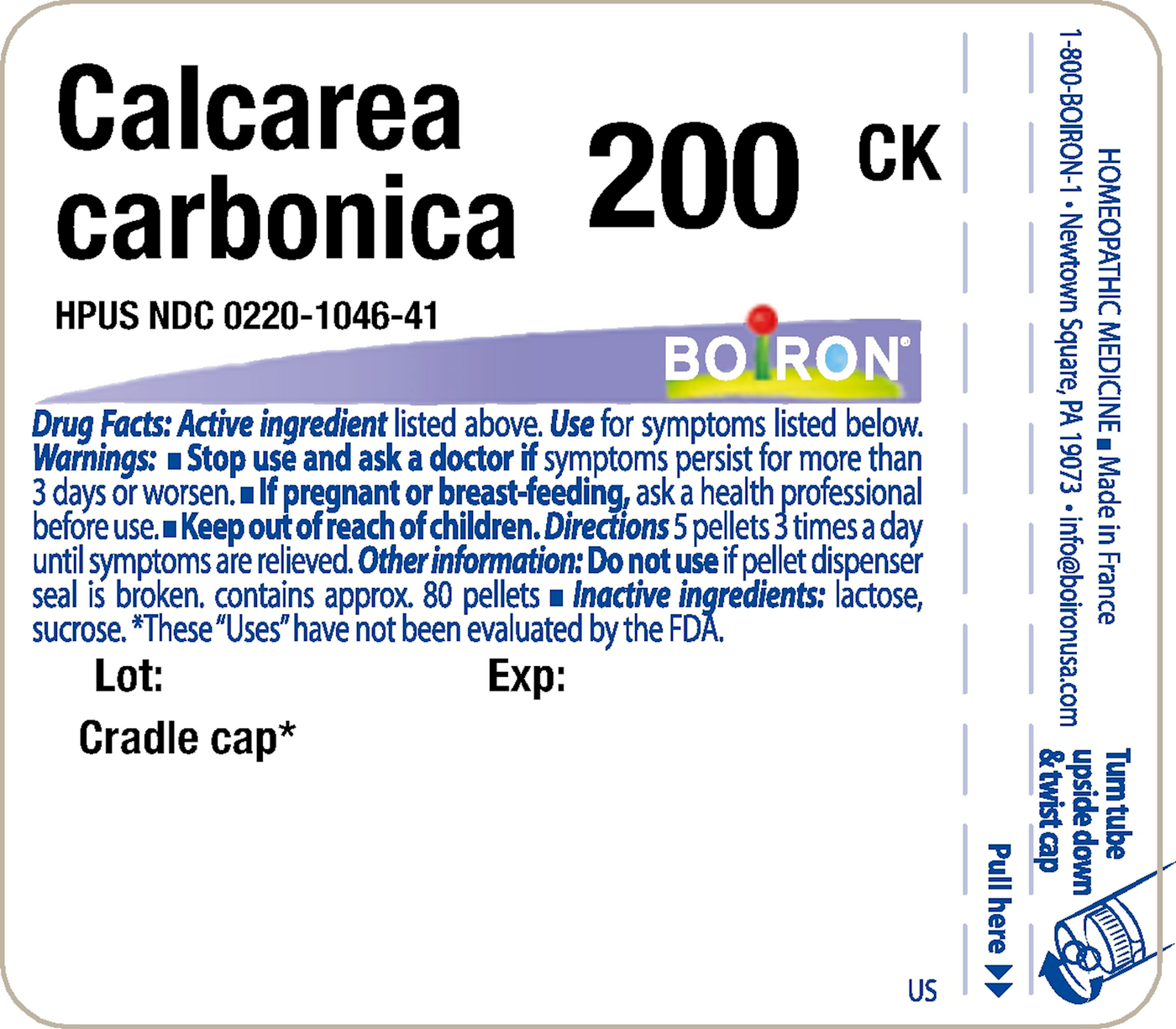 Calcarea carbonica 200CK 80 plts Curated Wellness