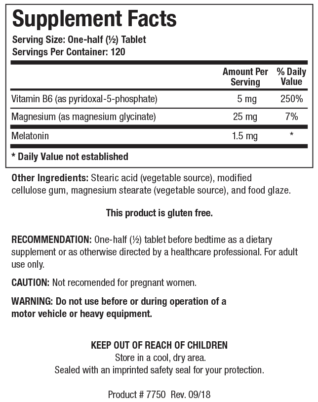 Melatonin-B6/Mg