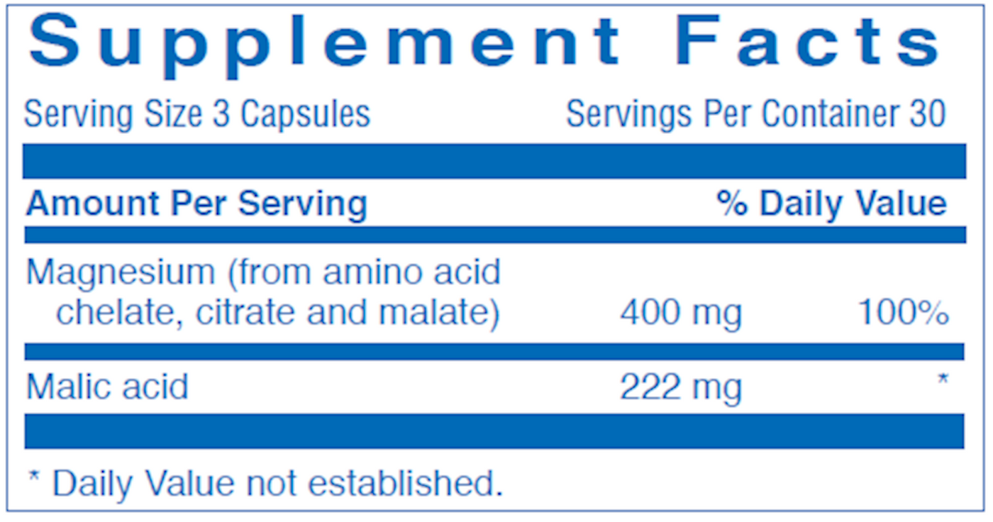Clinical Magnesium 90 veg caps Curated Wellness