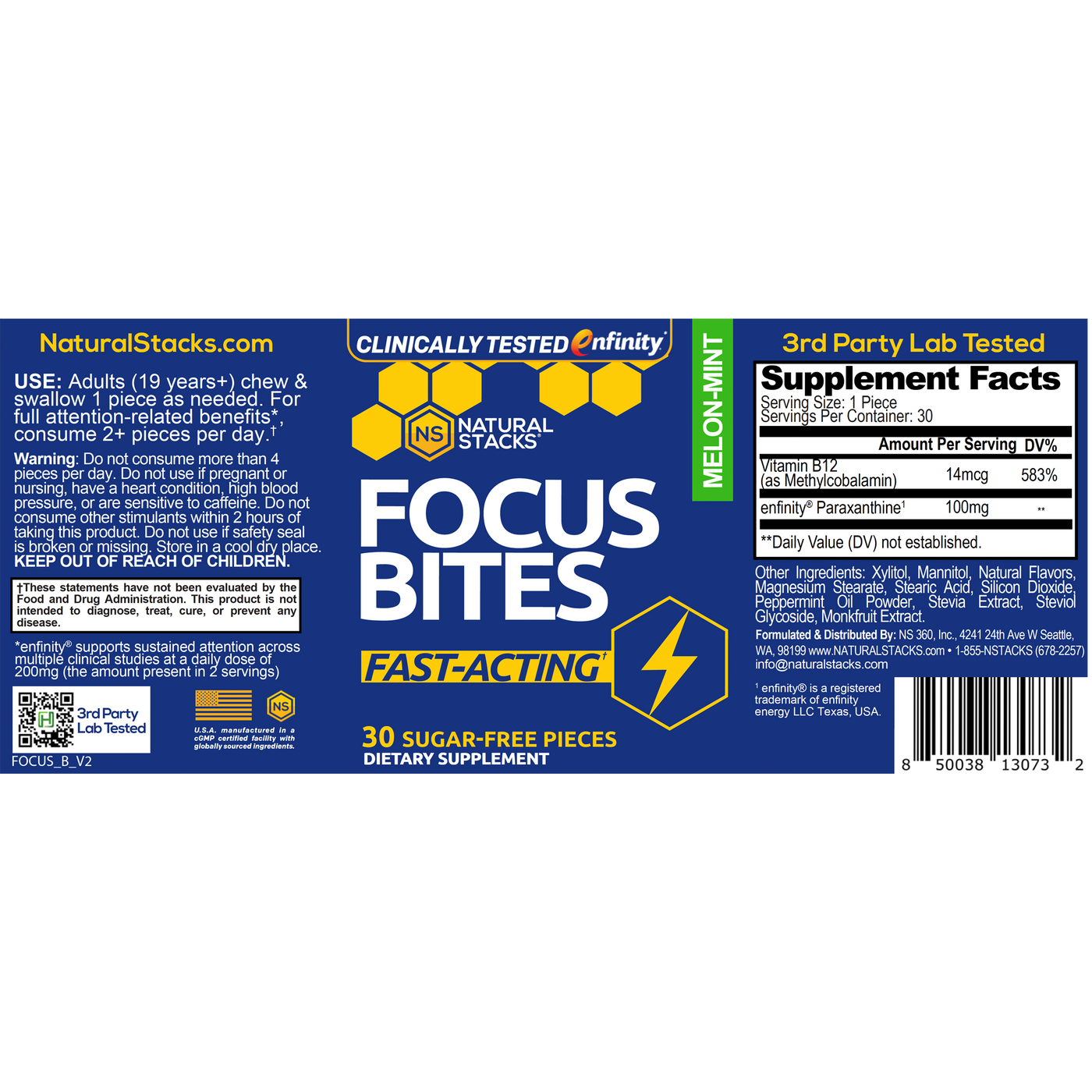 Focus Bites 30pc Curated Wellness