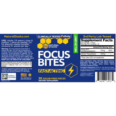 Focus Bites 30pc Curated Wellness