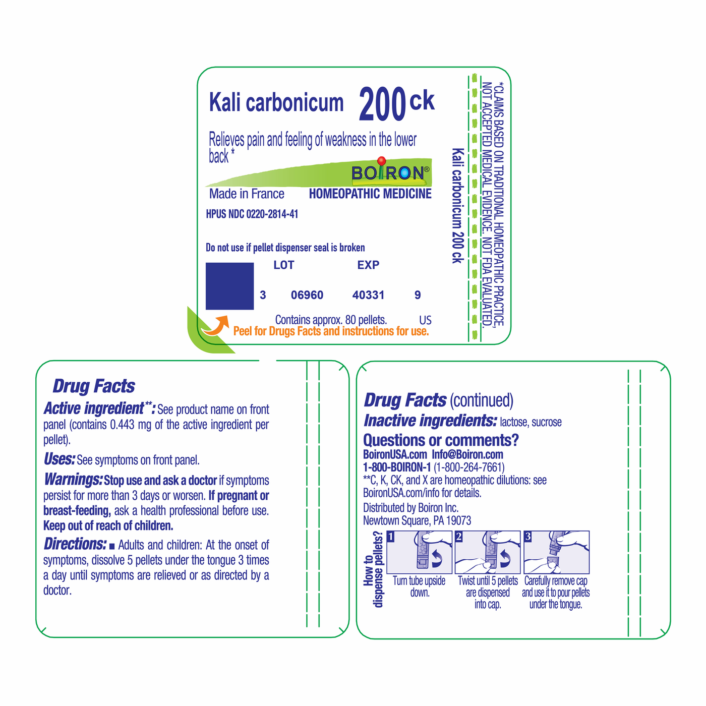 Kali carbonicum 200CK 80 plts Curated Wellness