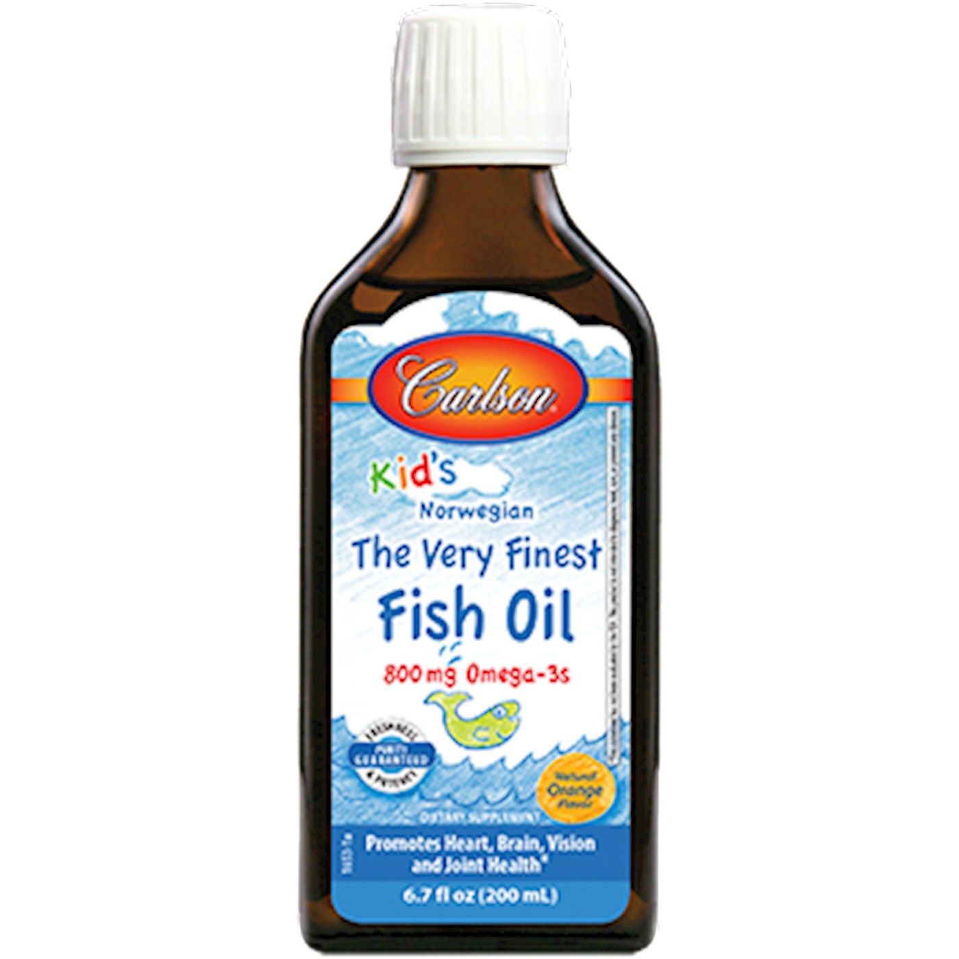 CarlsonKids Finest Fish Oil Orange200ml Curated Wellness