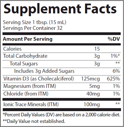 Liquid Vitamin D3 16 fl oz Curated Wellness