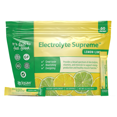 Elect Sup Lemon Lime Packets 60 pckets Curated Wellness