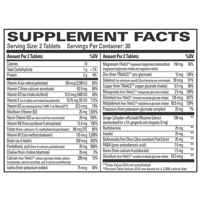 Essential Multivitamin 60t Curated Wellness