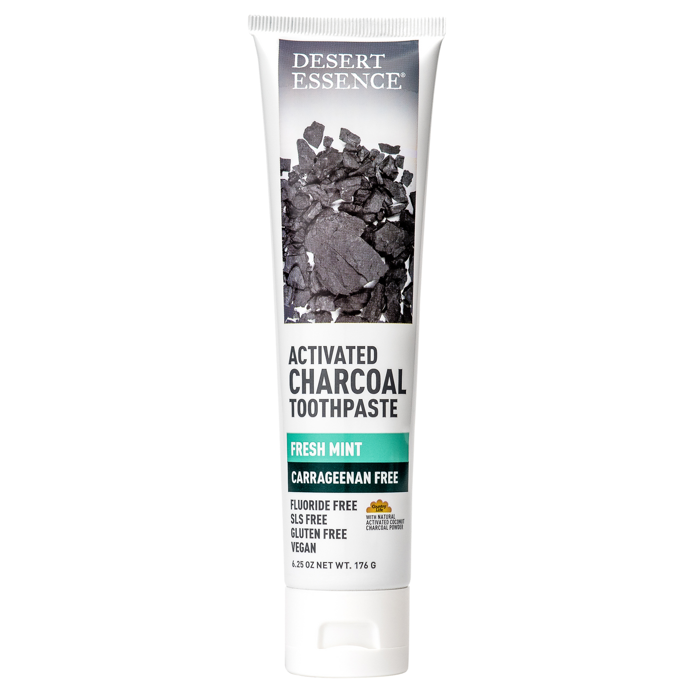 Activated Charcoal Mint Toothpas  Curated Wellness