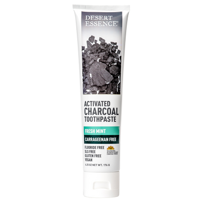 Activated Charcoal Mint Toothpas  Curated Wellness