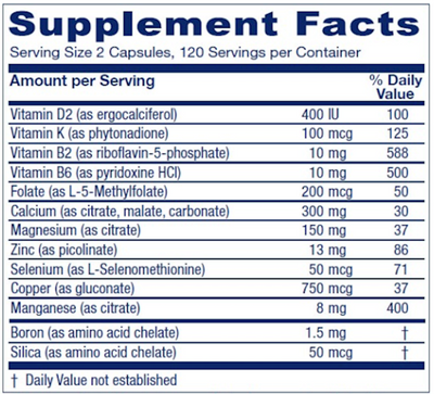 OsteoBlend 240 vcaps Curated Wellness