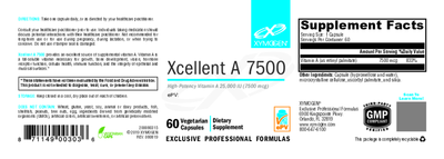 Xcellent A 7500 60 Capsules Curated Wellness