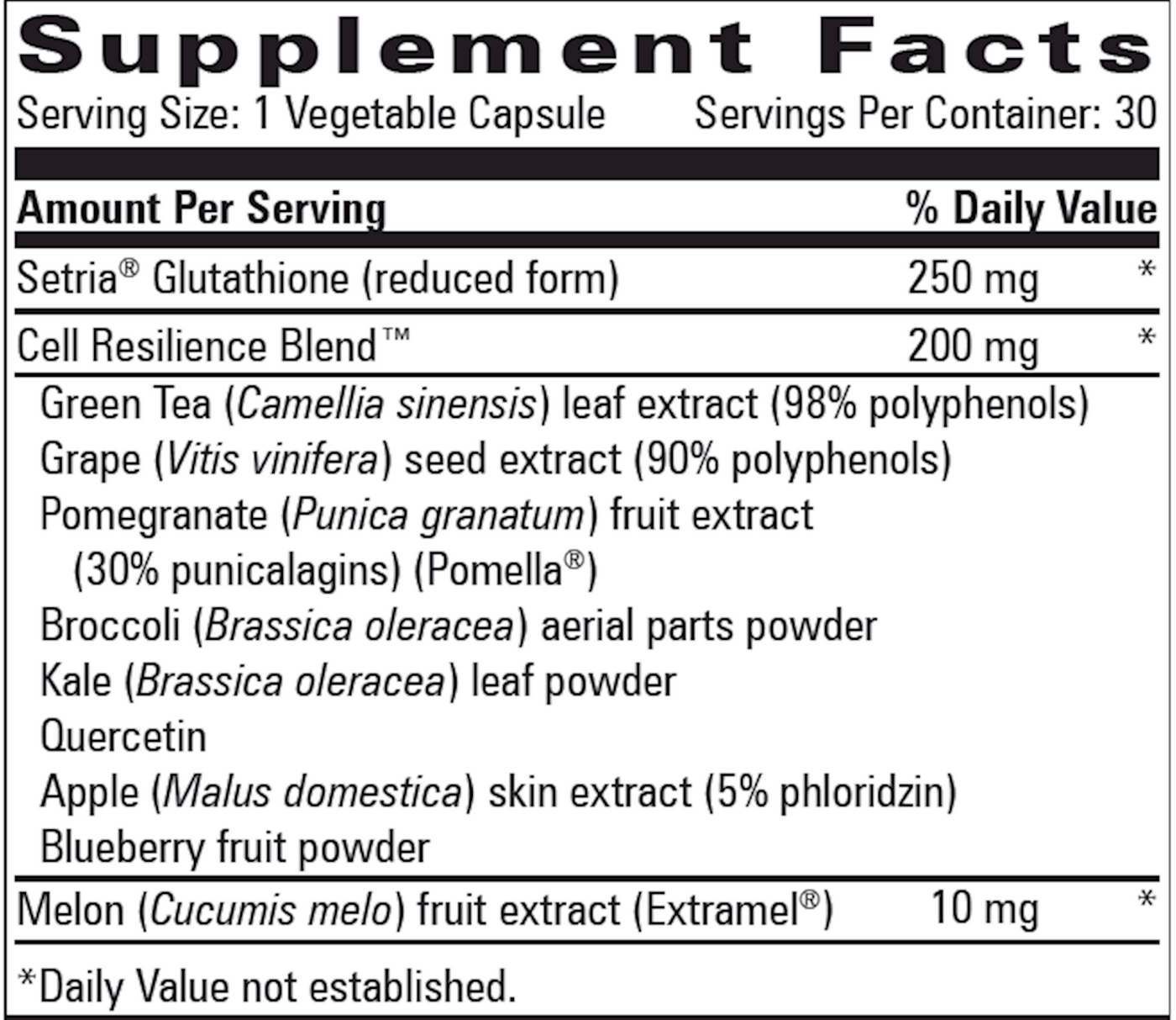 Antioxidant Resilience  Curated Wellness