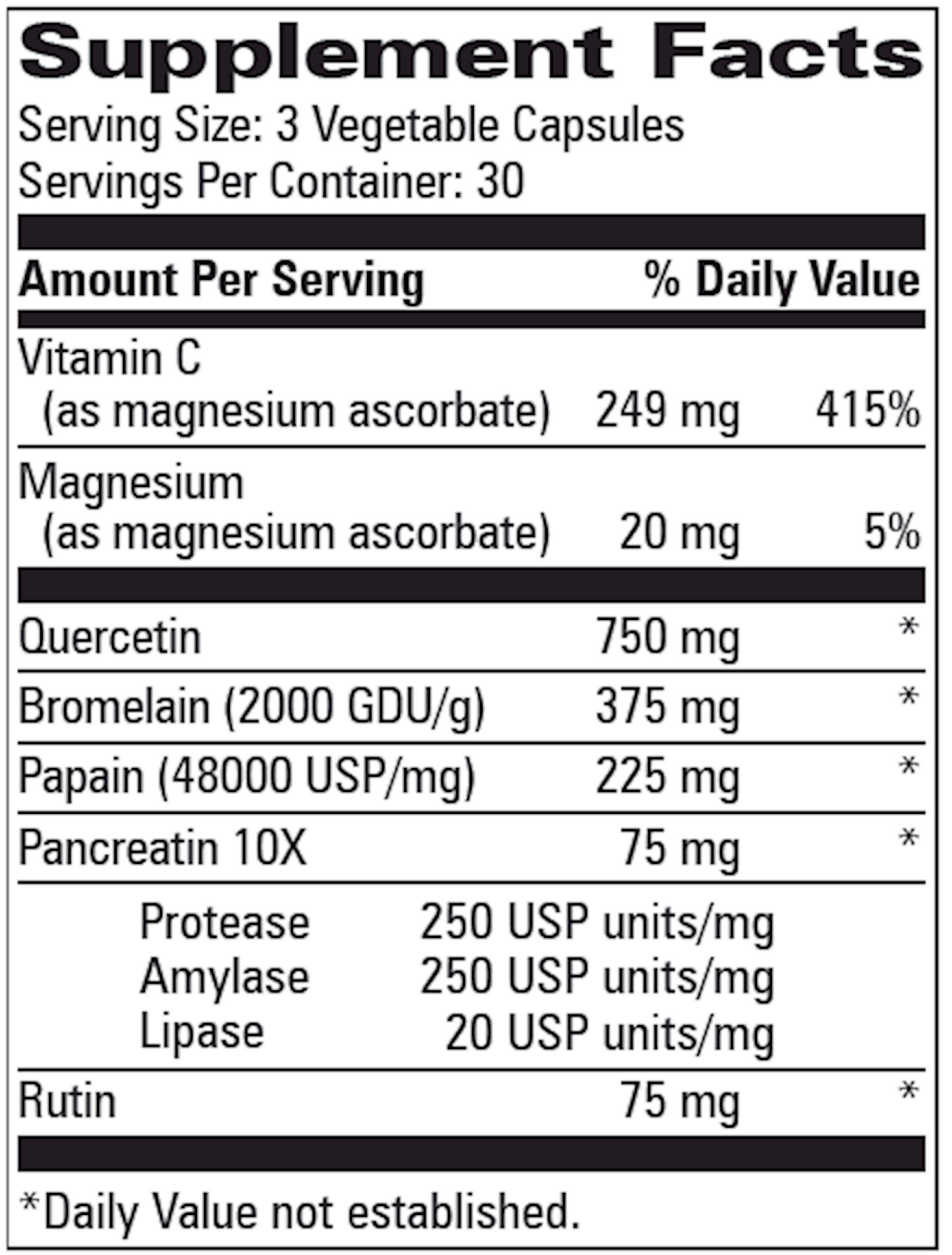 QB-Zyme Pro 90 vcaps Curated Wellness