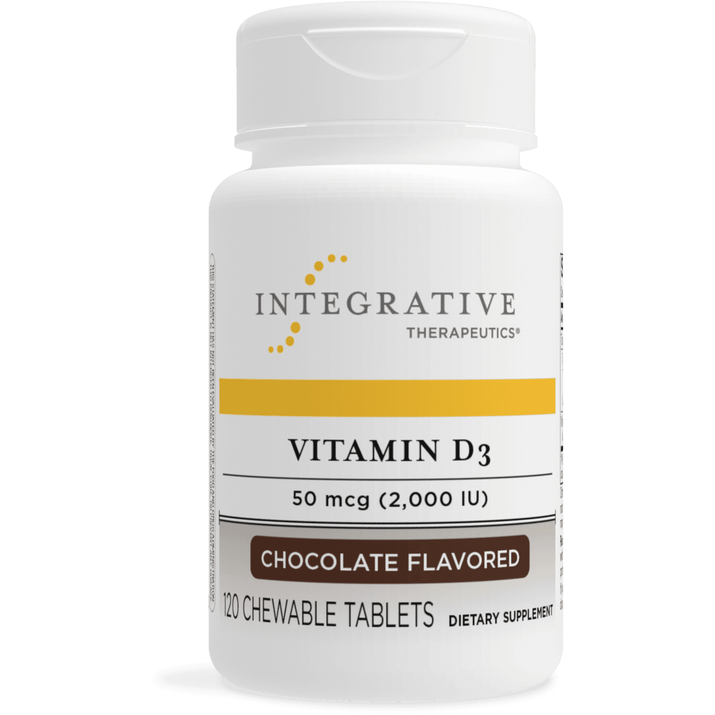 Vitamin D3 Chocolate 2000 IU 120 chew Curated Wellness