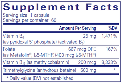 Homocysteine Factors  Curated Wellness