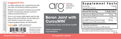 Boron Joint with CurcuWin  Curated Wellness