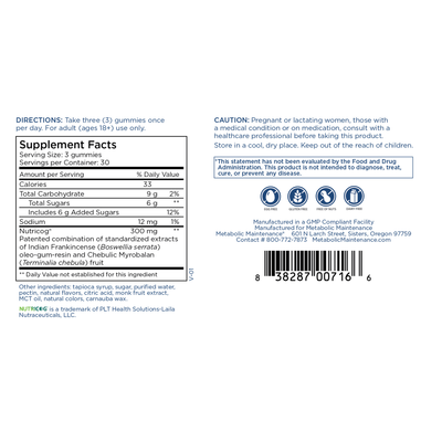 MetaMIND (Gummies) 90ct Curated Wellness