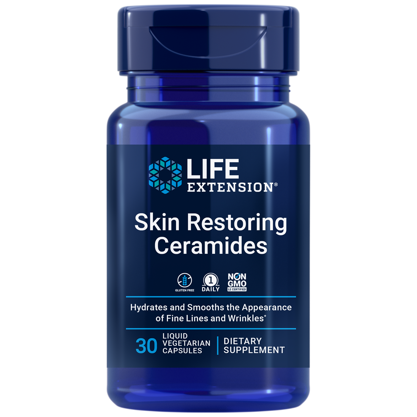 Skin Restoring Ceramides 30 liq vegcaps Curated Wellness